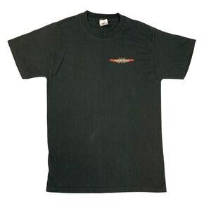 Vintage 2002 Daytona Beach Bike Week T-Shirt Fruit of the Loom Wolves Black M